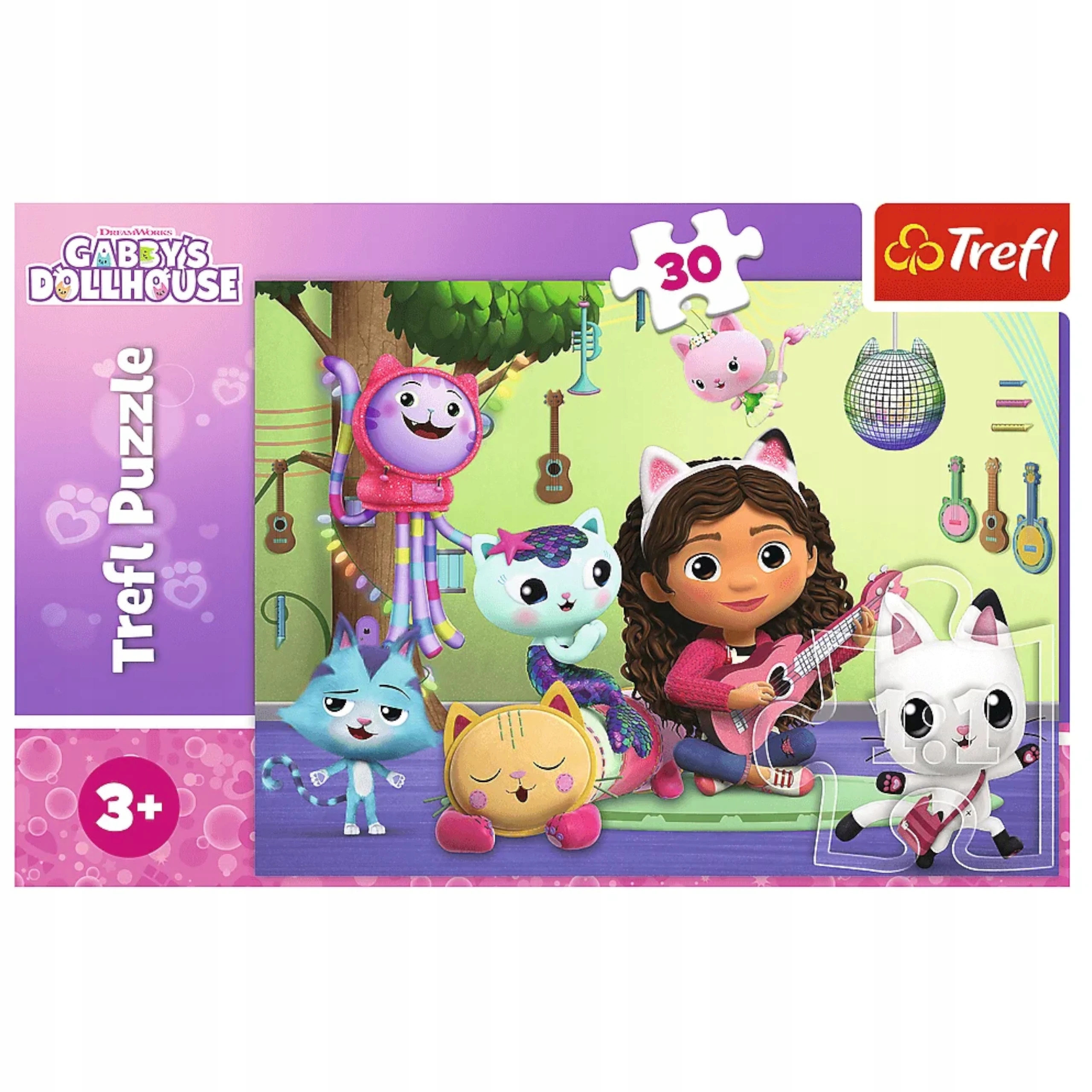 Puzzle Trefl Koci Domek Gabi 30 el. Gabi i jej uroczy domek 18301 Kod producenta 18301