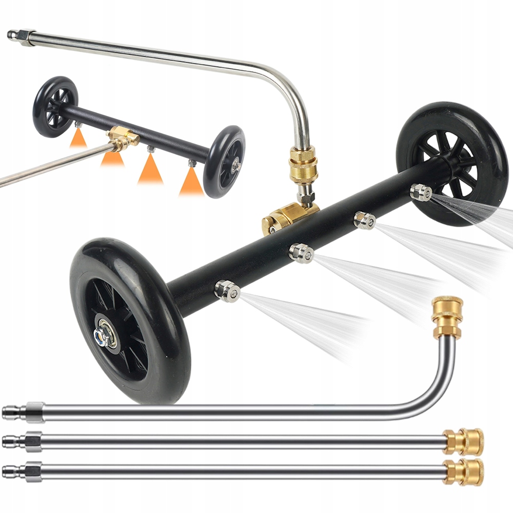 Vysokotlaká Myčka Pro Čištění Podvozku, Vodní Metla 4000 Psi Z Trysek