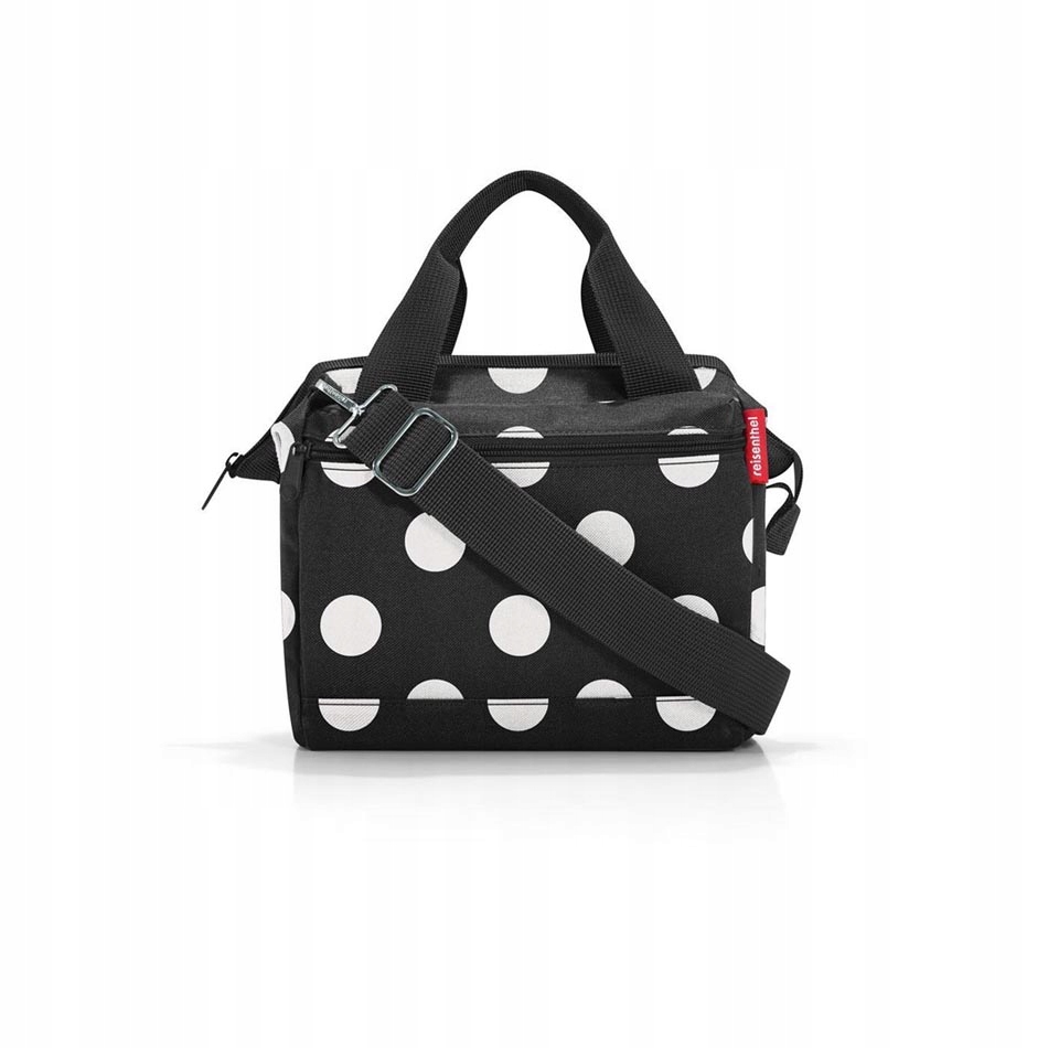 Taška přes rameno Allrounder Cross Dots White Reisenthel