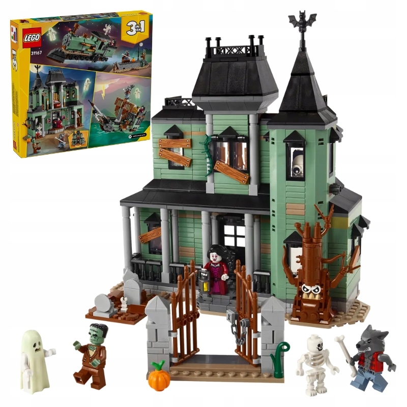 stavebnice Lego Creator 3 V 1 Strašidelný Dům