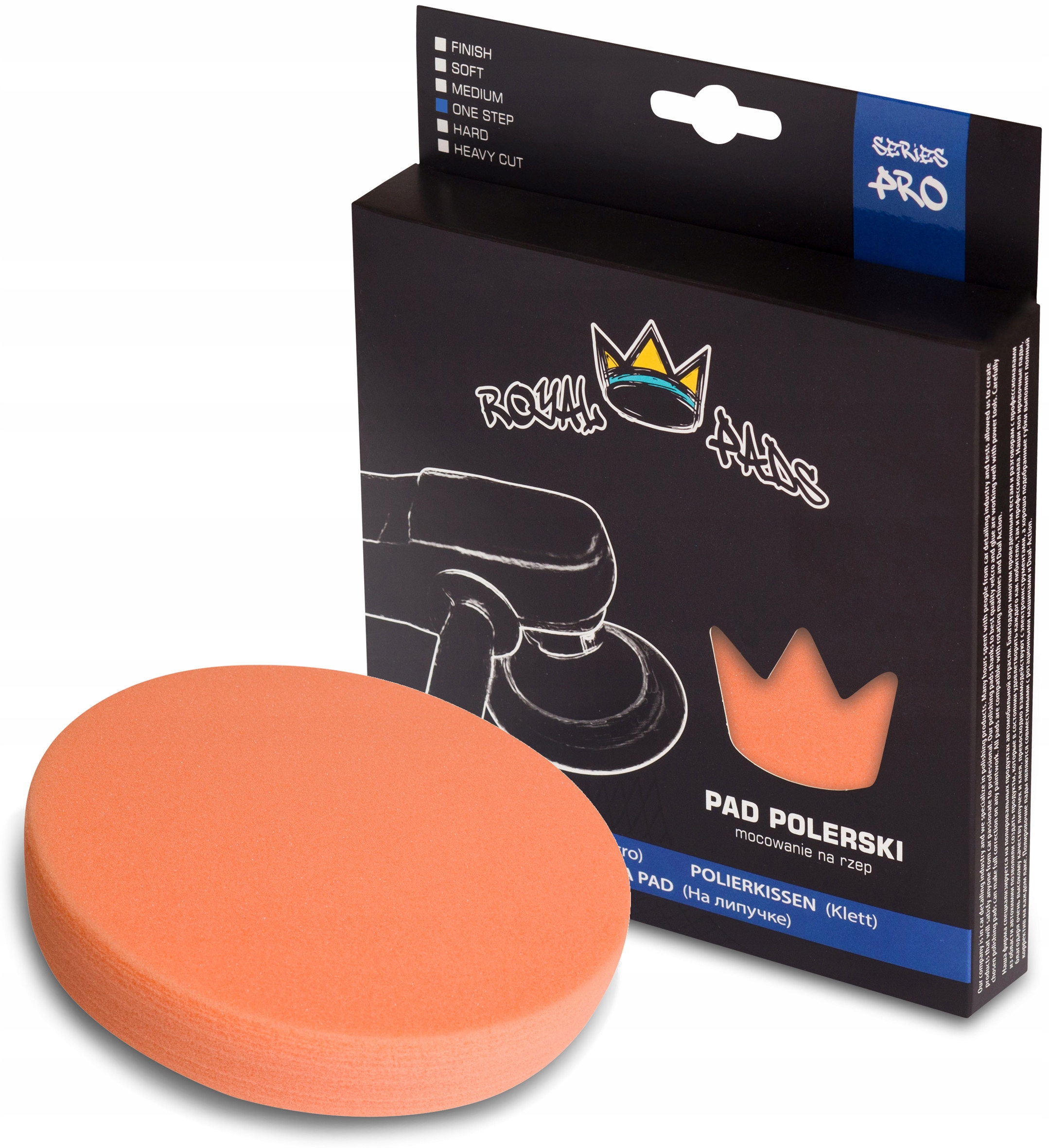 

Royal Pro One Step pad polerski 1-etapowy 135 mm