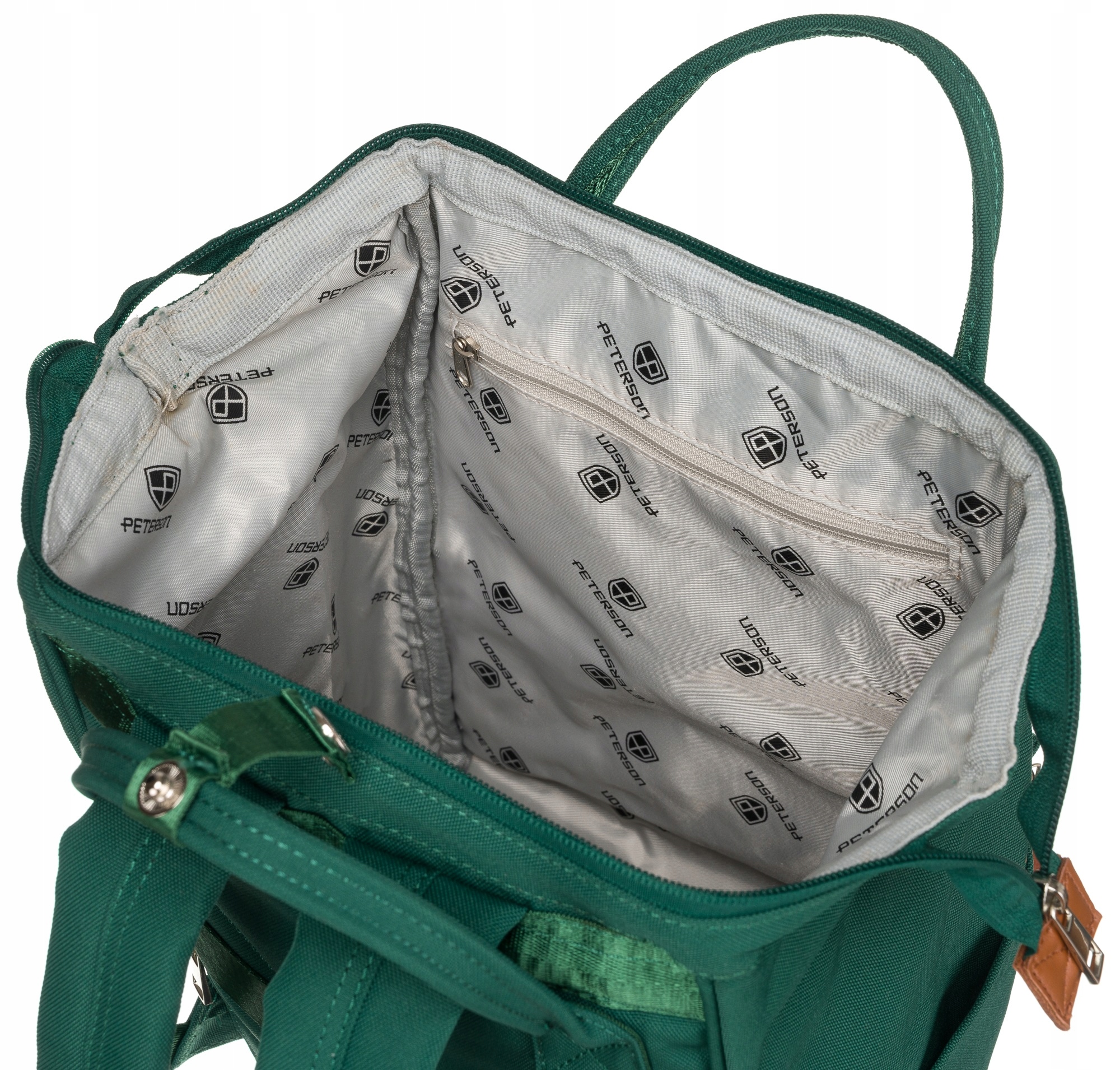Plecak PETERSON miejski szkolny sportowy PTN 2022-2-1348 c.zielony Rodzaj miejski