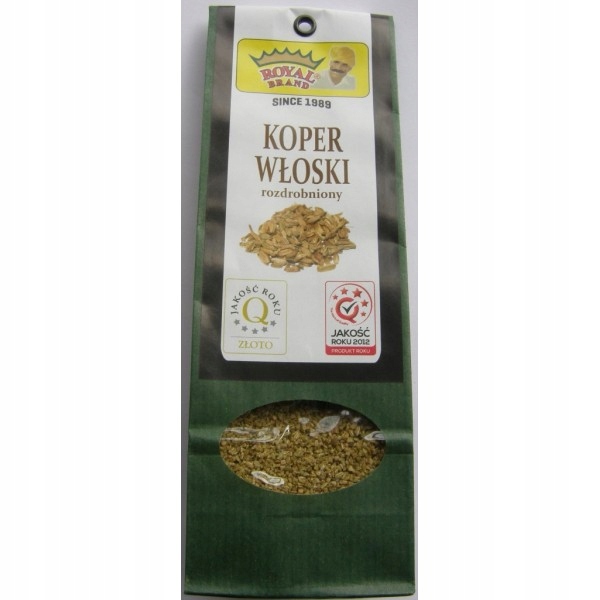 Levně 6 x Royal Brand fenykl Italský drcený, zelený 40 g