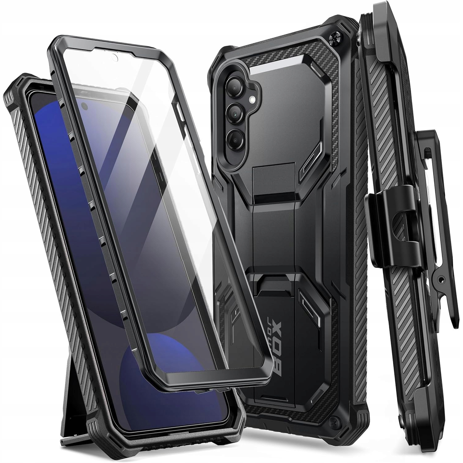Pouzdro pro Galaxy S24 Fe, Supcase i-Blason Armorbox, pouzdro se stojánkem
