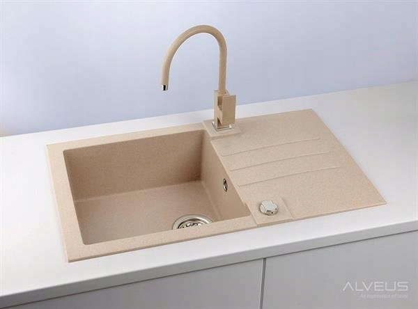 Zlew Alveus Rock 130 POP UP 1203055 beż Kod producenta ALVEUS ROCK 130 BEŻOWY G55