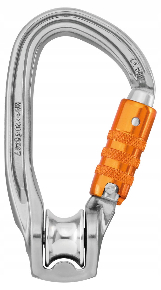 Blok-karabinka Petzl Rollclip Z P75 Tl šedá