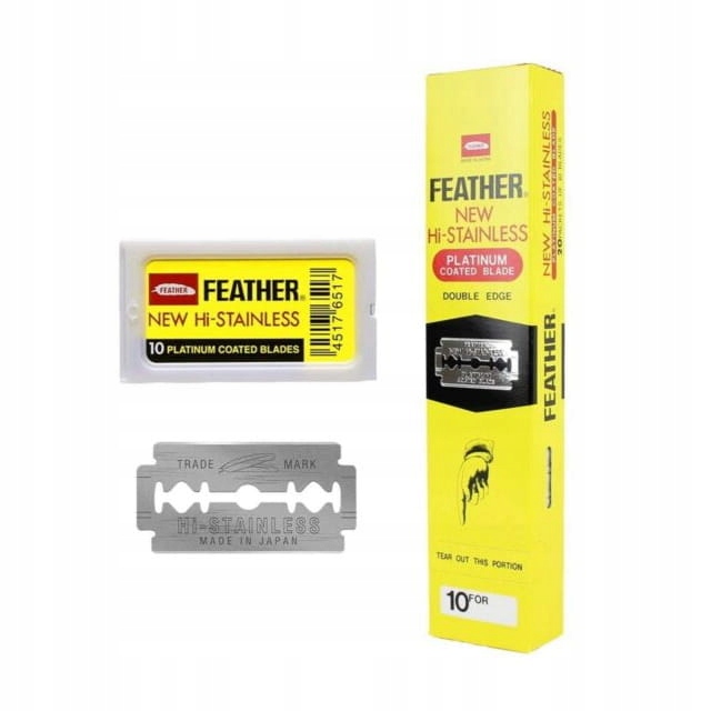 Feather japonské žiletky 100 kusů – celé balení