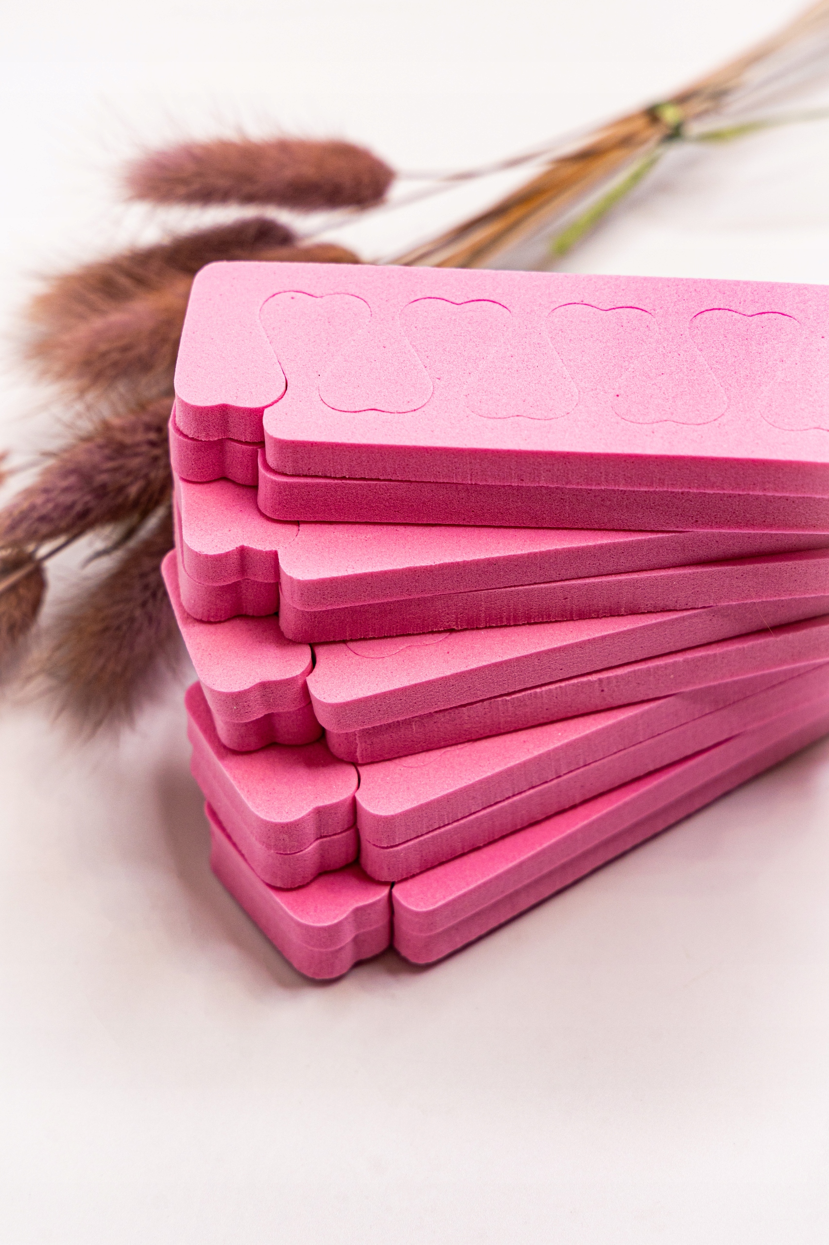 SEPARATORY DO PEDICURE PIANKOWE RÓŻOWE 100 PAR (200 SZT) Stan opakowania oryginalne