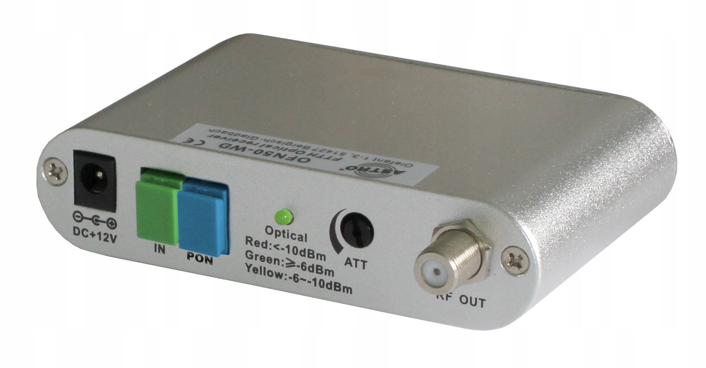 Odbiornik optyczny FTTH Astro OFN50-WD CATV GPON