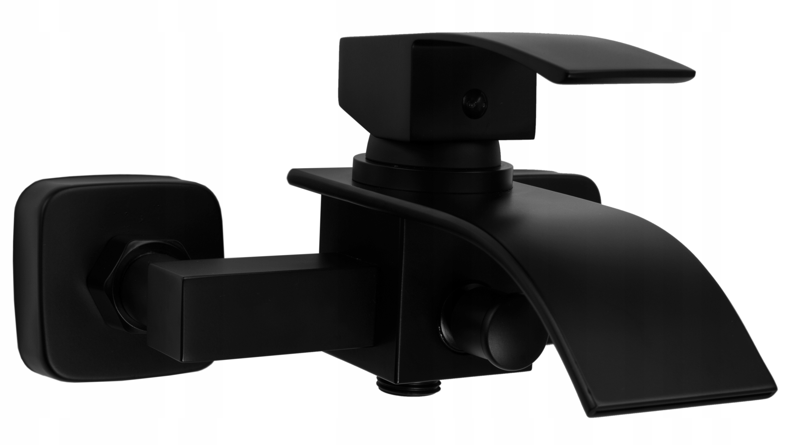 ZESTAW CZARNY BATERIA WANNOWA WODOSPAD UMYWALKOWA Typ montażu ścienna