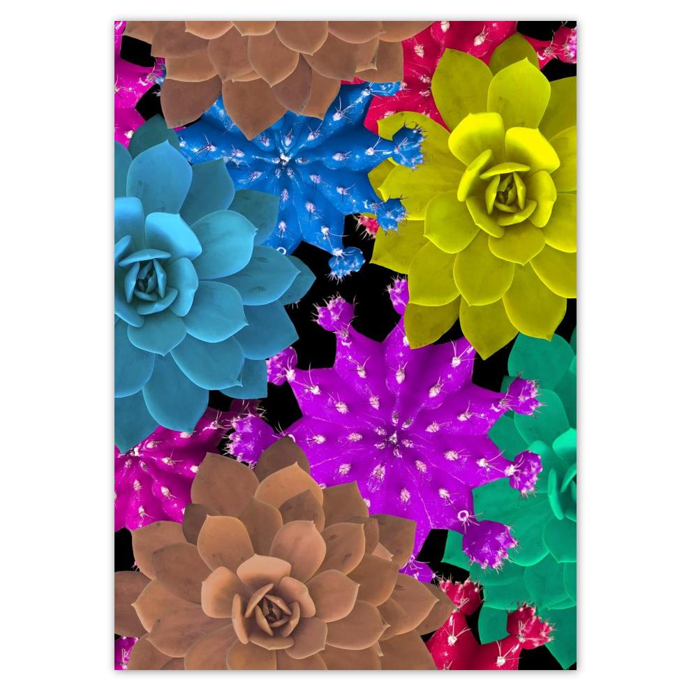 

Plakaty 50x70 Kolorowe kwiatki Kwiaty