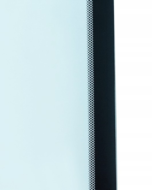 SZYBA DRZWI GÓRNA LEWA STRONA SITODRUK JCB 8025 8035 ZTS 827/80397 Producent części CVA