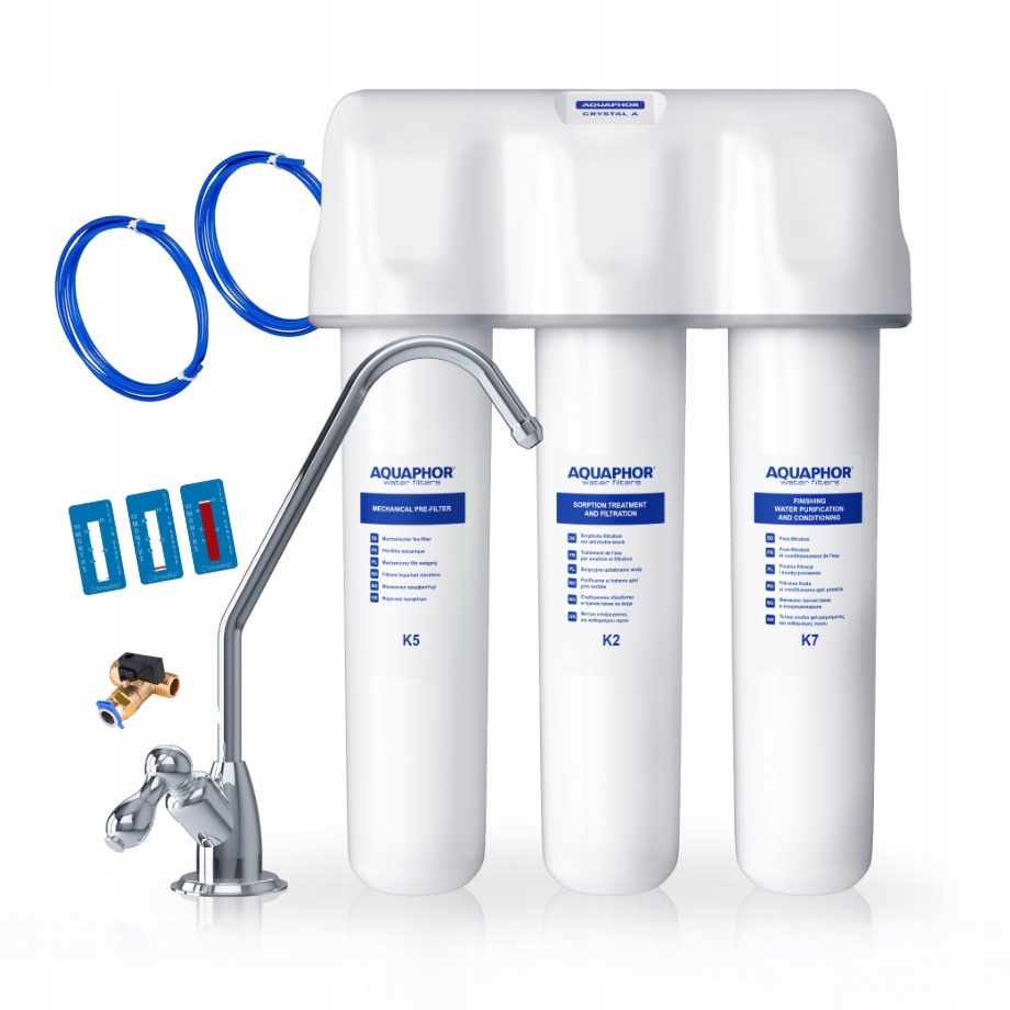 Filtr wody pitnej Aquaphor Kryształ A pod zlew wskaźnik