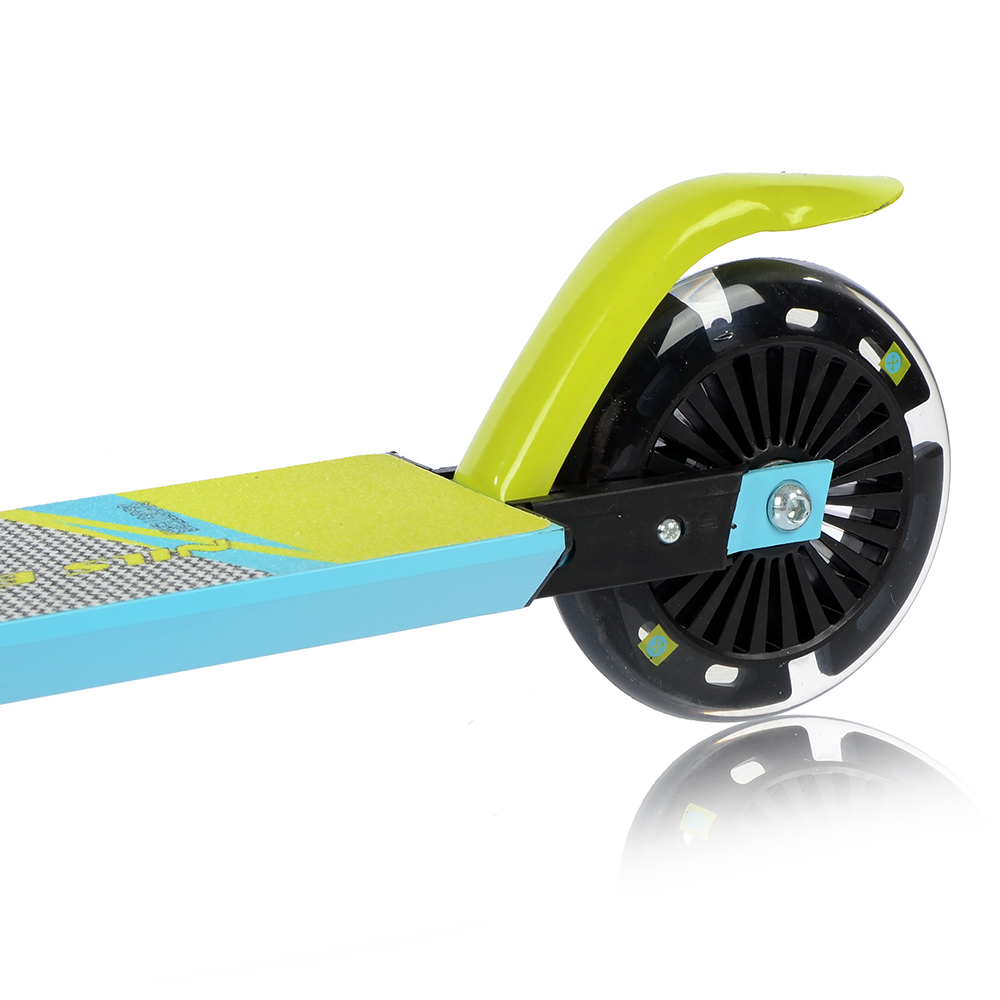 HULAJNOGA DLA DZIECI SKŁADANA KAUCZUK ABEC 7 LED Hamulec tak