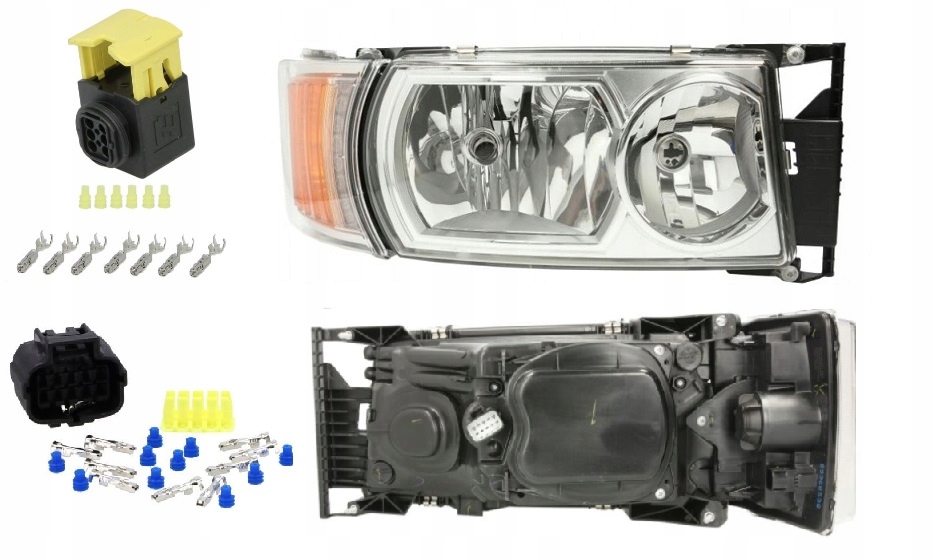 Světlomet Scania 4 R H7 pravé zástrčky