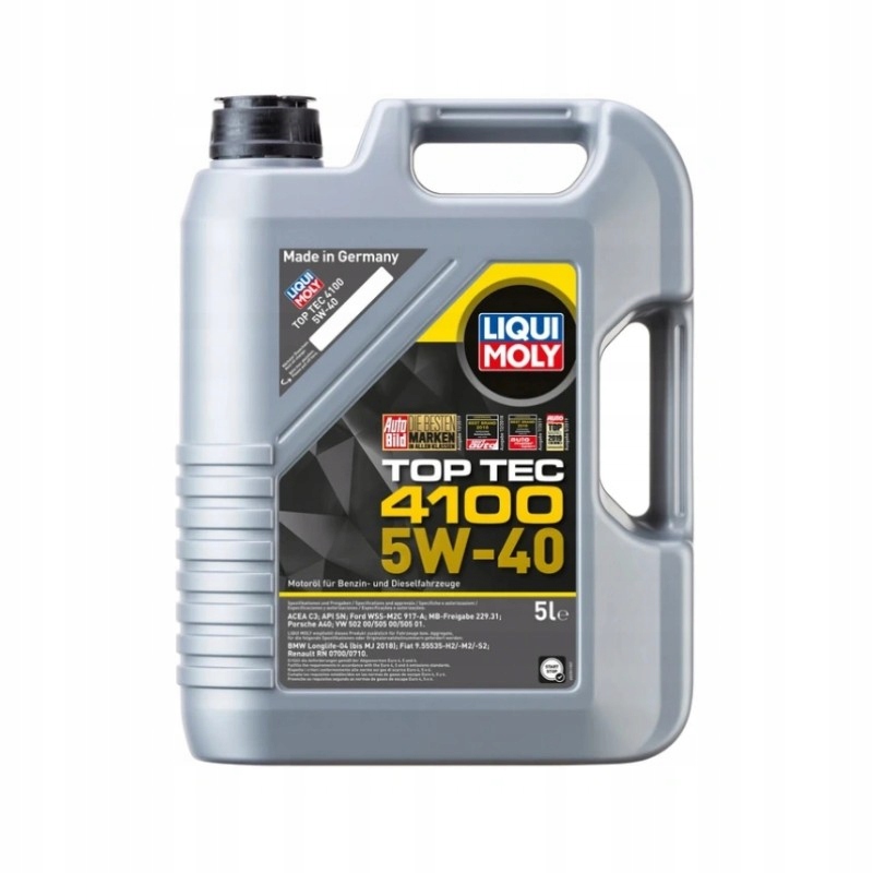 Motorový olej Liqui Moly 9511 5W40 Toptec 4100 5L