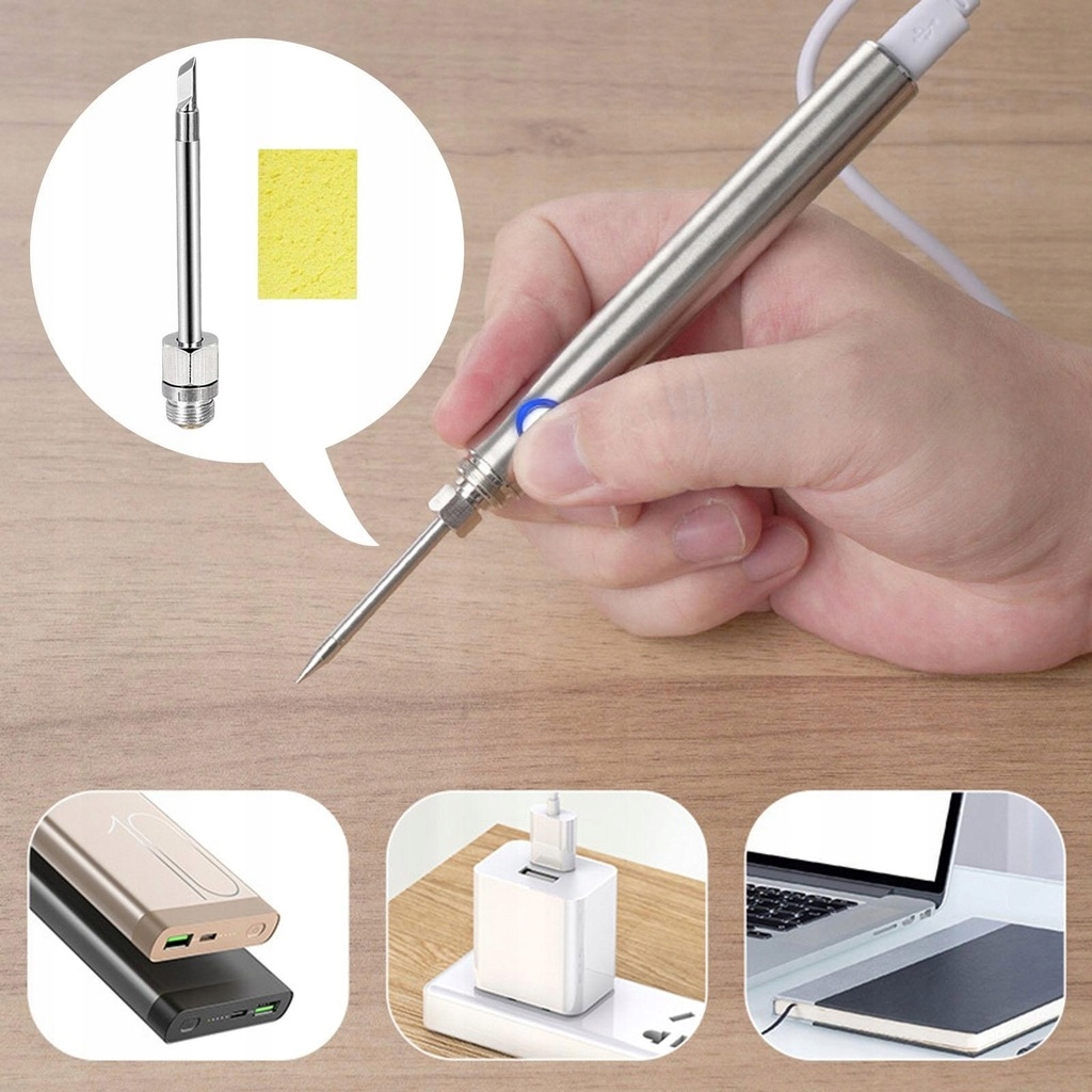 Groty lutownicze 8W Ogrzewanie Interfejs 510 Marka inna