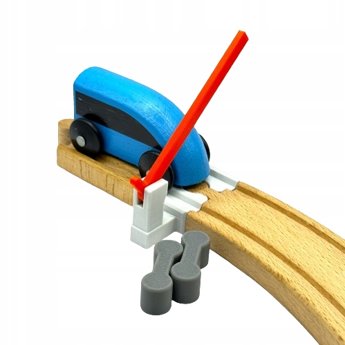 Szlaban +2 Łączniki do Torów i Kolejek drewnianych z IKEA LIDL i innych Marka inna