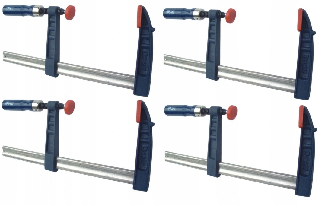 Dedra Set 4 Kusů Truhlářských Svěráků 4X DED1283 F300x120mm