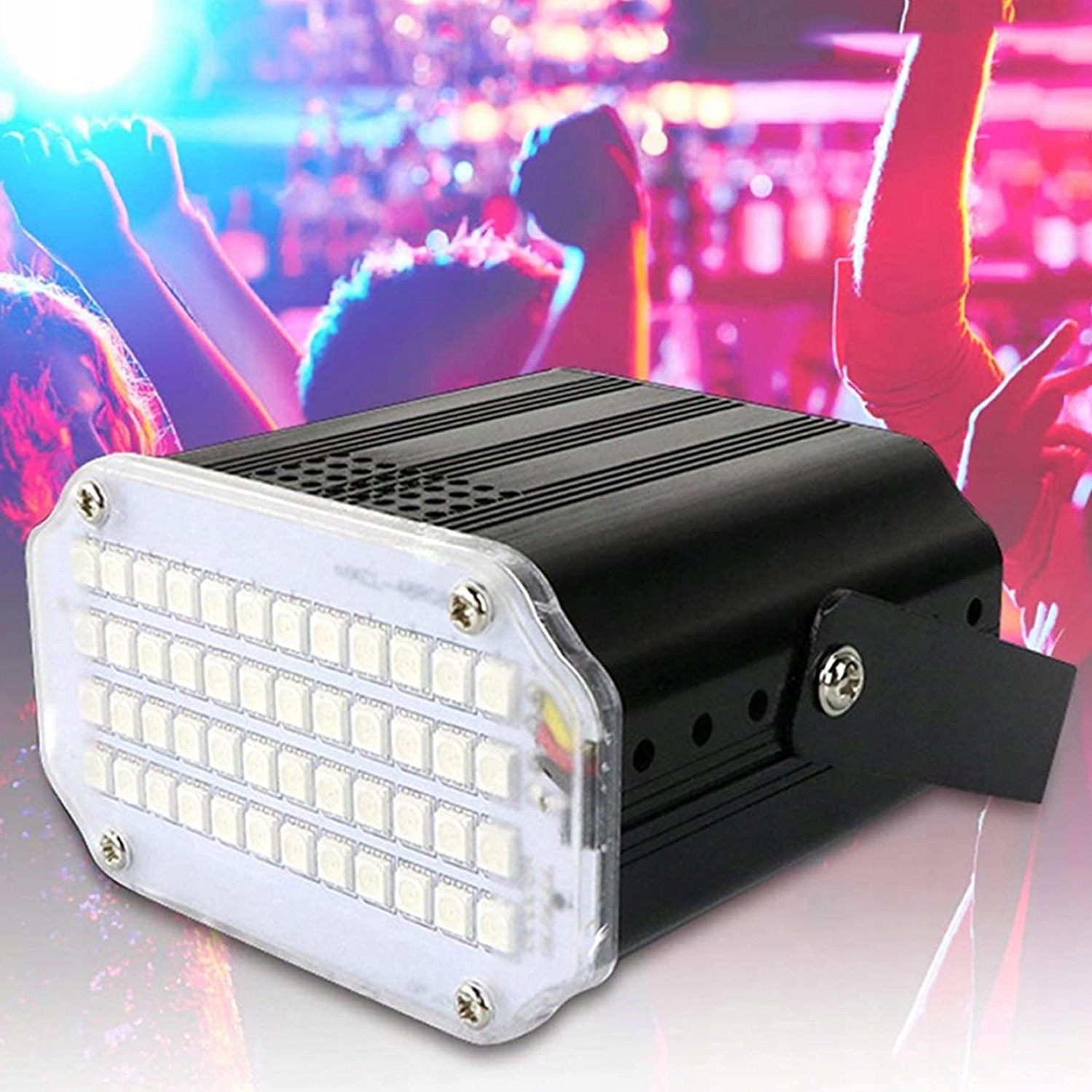 ŚWIATŁA DYSKOTEKOWE DLA DJ-A AKTYWOWANE DŹWIĘKIEM ŚWIATŁO STROBOSKOPOWE EAN (GTIN) 0191491672262