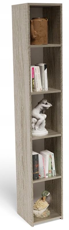 Regál 180 EX3 sonoma, skrinka na knihy