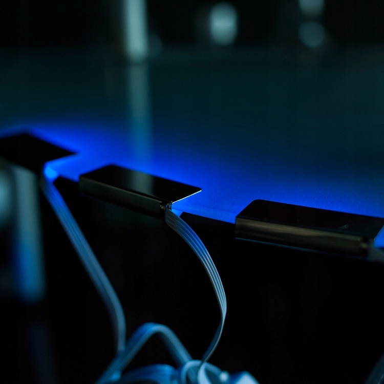 3 KLIPSY PODŚWIETLENIE LED RGB MEBLI PÓŁEK SZYB Długość 0.06 m