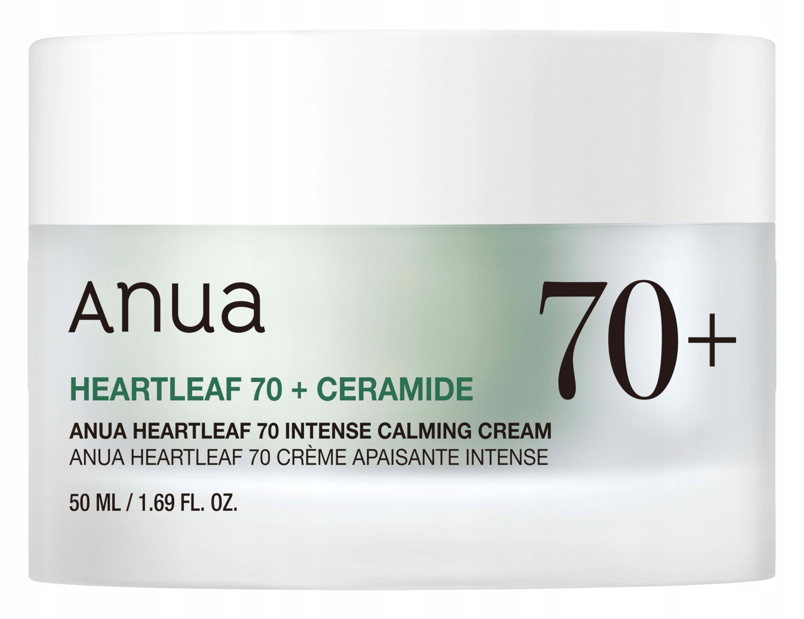 Anua Heartleaf 70% Intense Calming Cream Zklidňující krém na obličej 50 ml