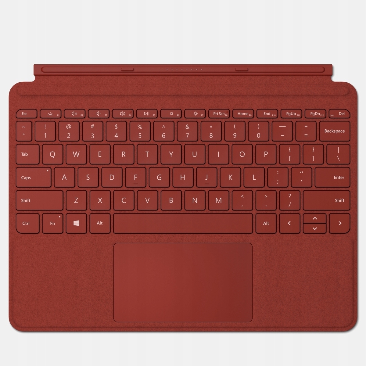 Klawiatura Microsoft Surface Go Qwertz Signature Red Alcantara