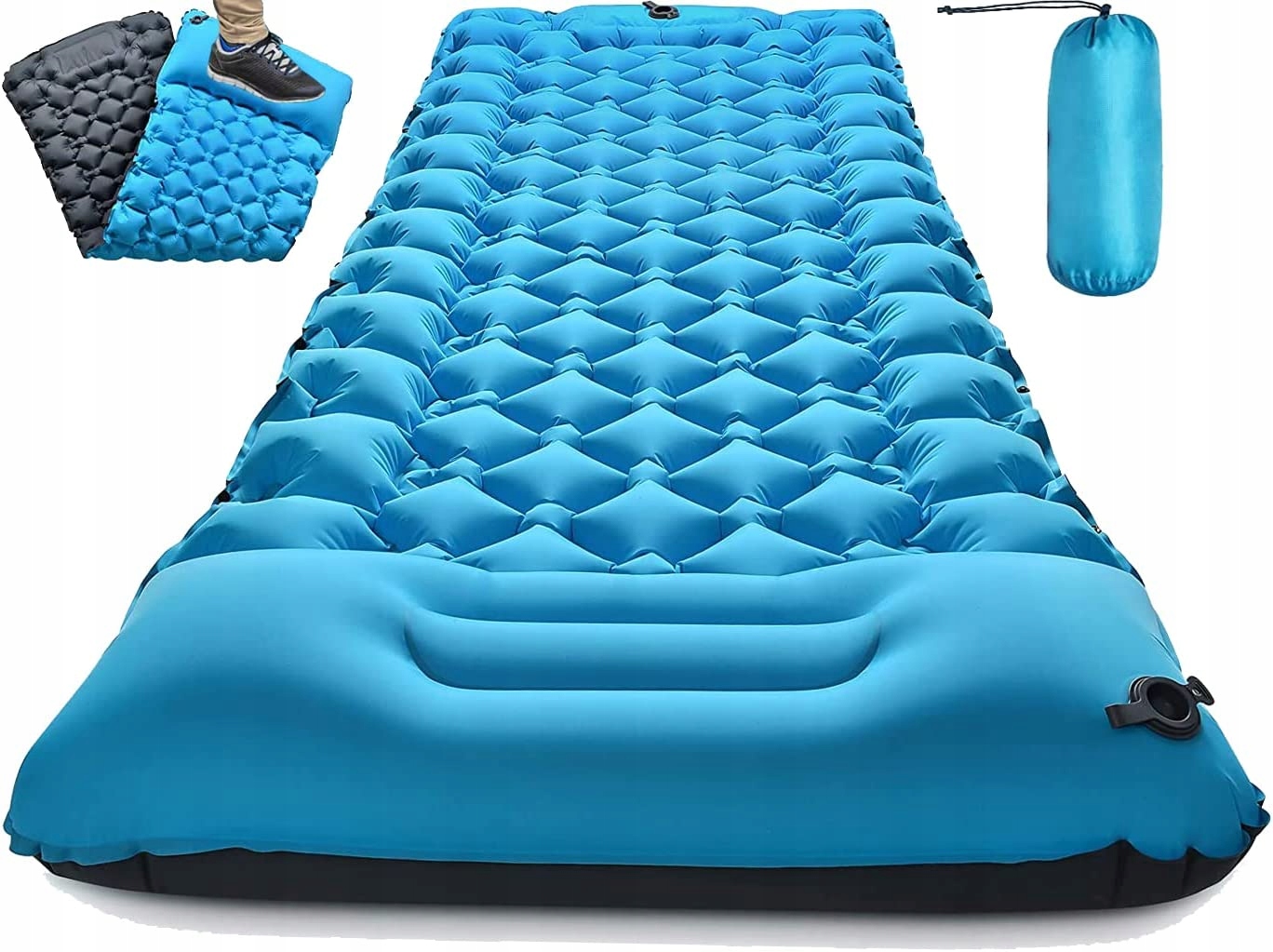 AUTOMATYCZNE NADMUCHIWANE MATERACE, PRZENOŚNE NADMUCHIWANE MATY DO SPANIA Marka inna marka