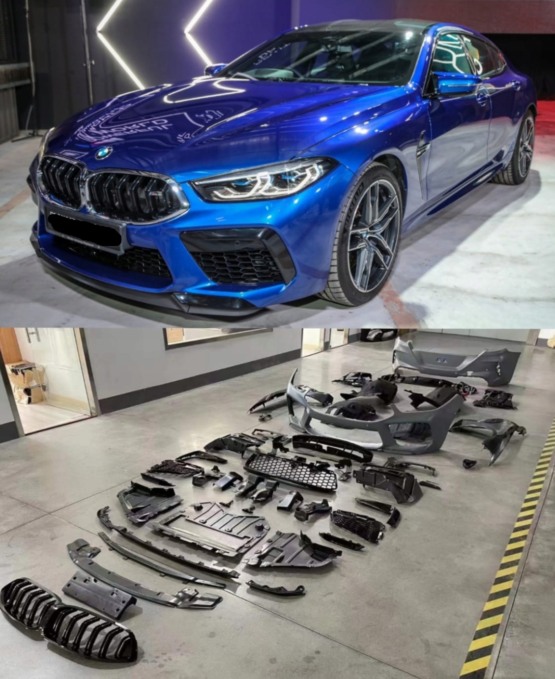 BMW 8 GRANDCOUPE G16 BODYKIT WYGLĄD M8 F93