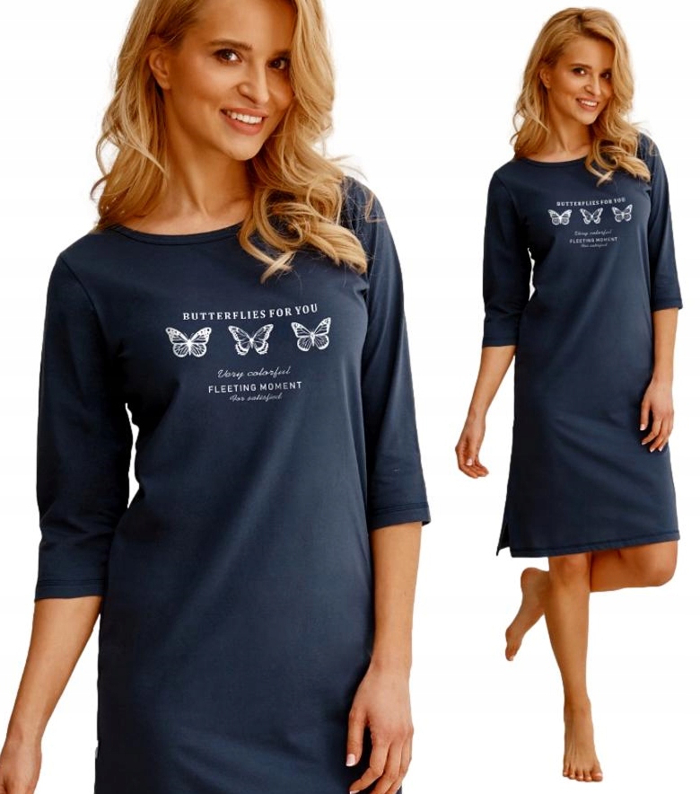 

Koszula damska nocna Taro Omena 2558 Motyle # S