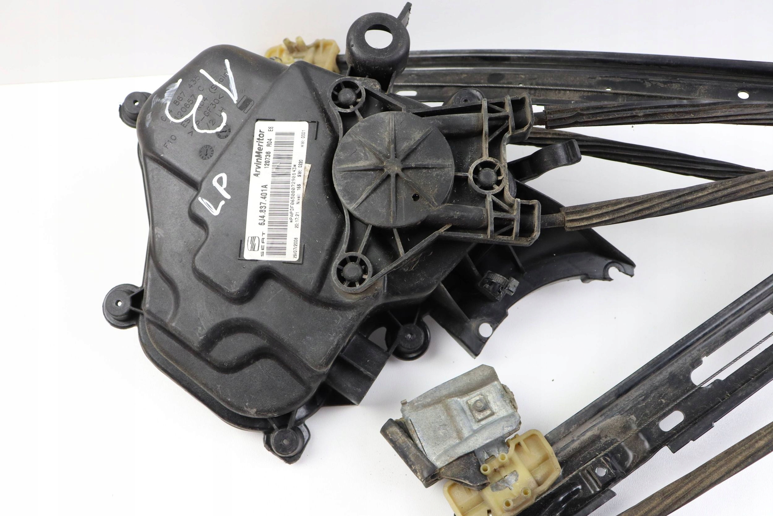 SEAT IBIZA IV 4 6J window regulator front front left 6J4837401A 5 door