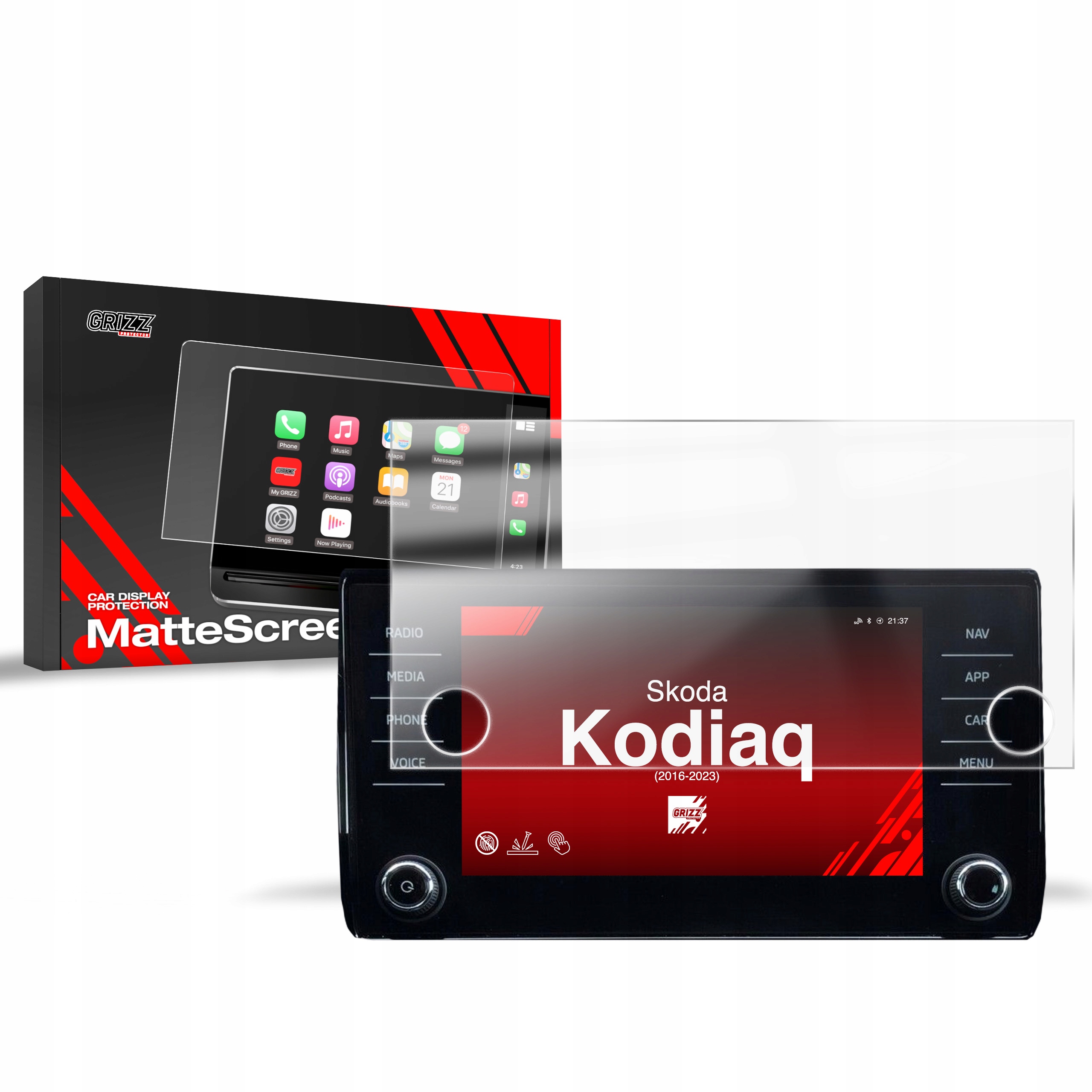 Folia Antyodciskowa do Skoda Kodiaq 8" Amundsen (2016-2023)