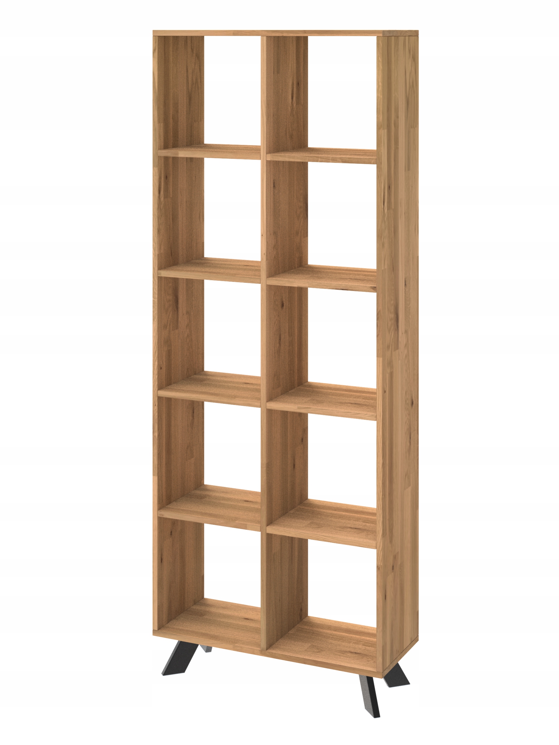 Dubový regál Toledo Box Loft na knihy 193x74x30