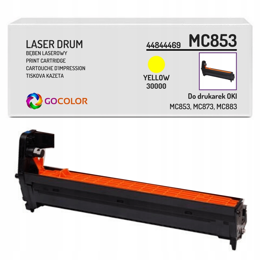 Bęben do OKI MC853 MC873 dn, dnc, 44844469 Yellow