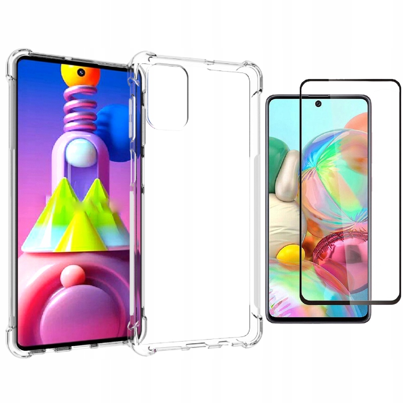 

Etui Case Anti-shock Obudowa Do Galaxy M51 + Szkło