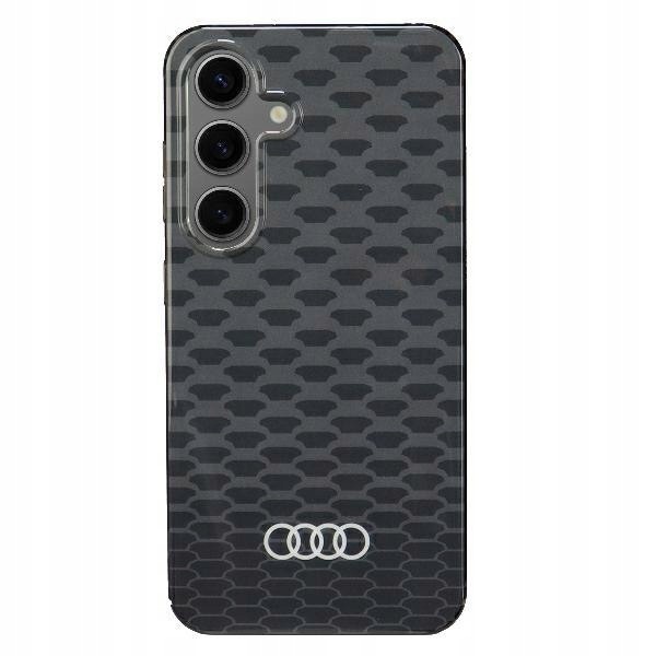 Audi IML Stitching Pattern MagSafe Case S24 S921 czarny/black hardcase Au-i