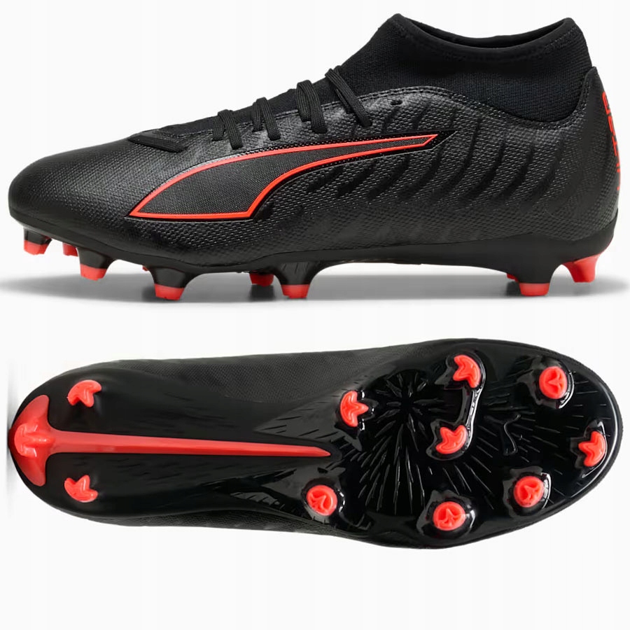 PUMA ULTRA 6 PLAY+ FG/AG Buty Lanki Męskie Czarny