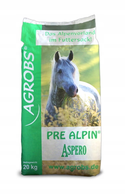Agrobs PreAlpin Aspero Bezzbożowa sieczka ziołowa bez melasy 20 kg