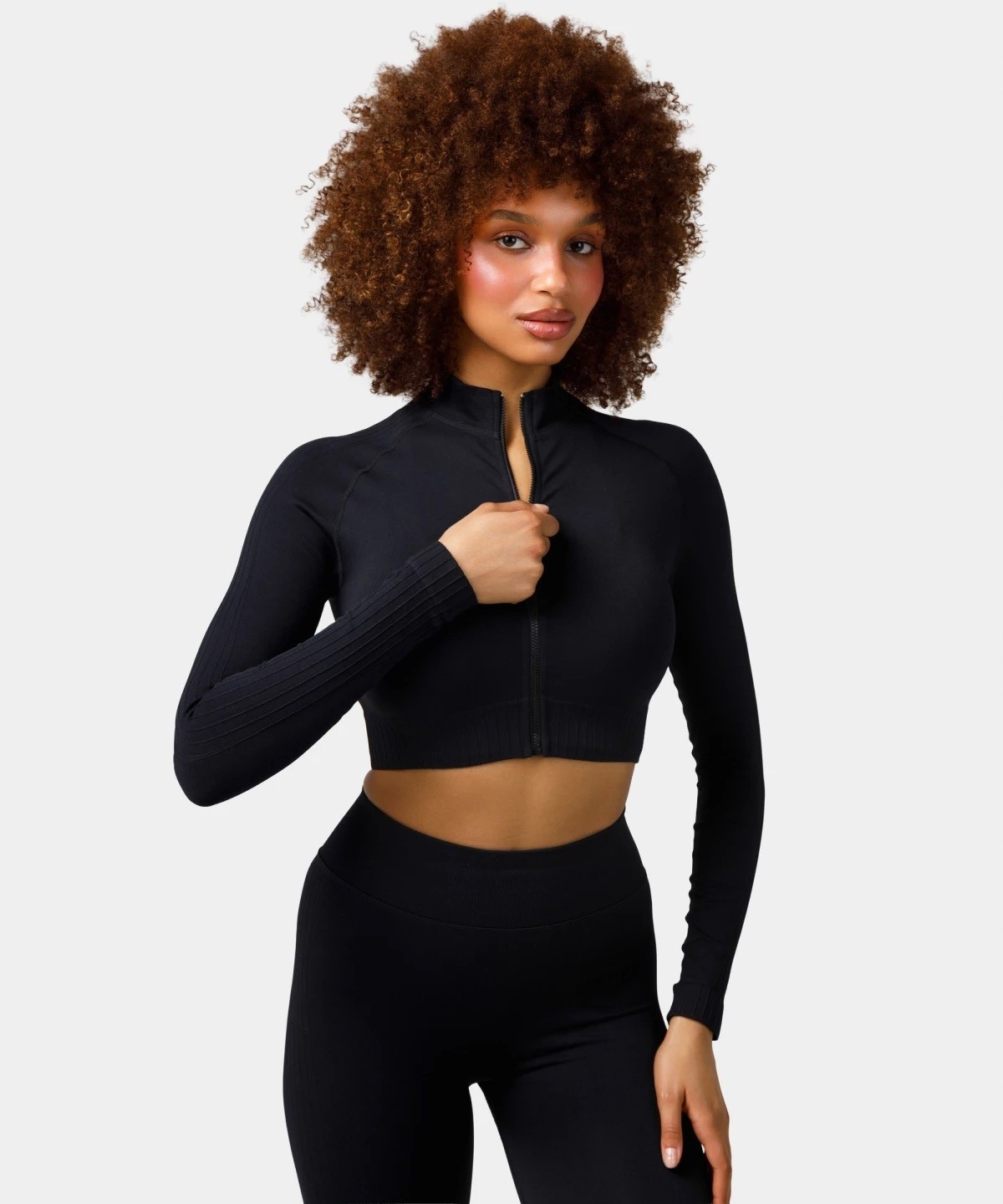 Rozpínací bezšvový dlouhý rukáv Élite Carpatree černý C-ESL0-CA