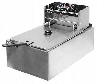 Gastronomická fritéza 6L 2,5kW 60-200°C Elektrická fritéza HKNFR6L