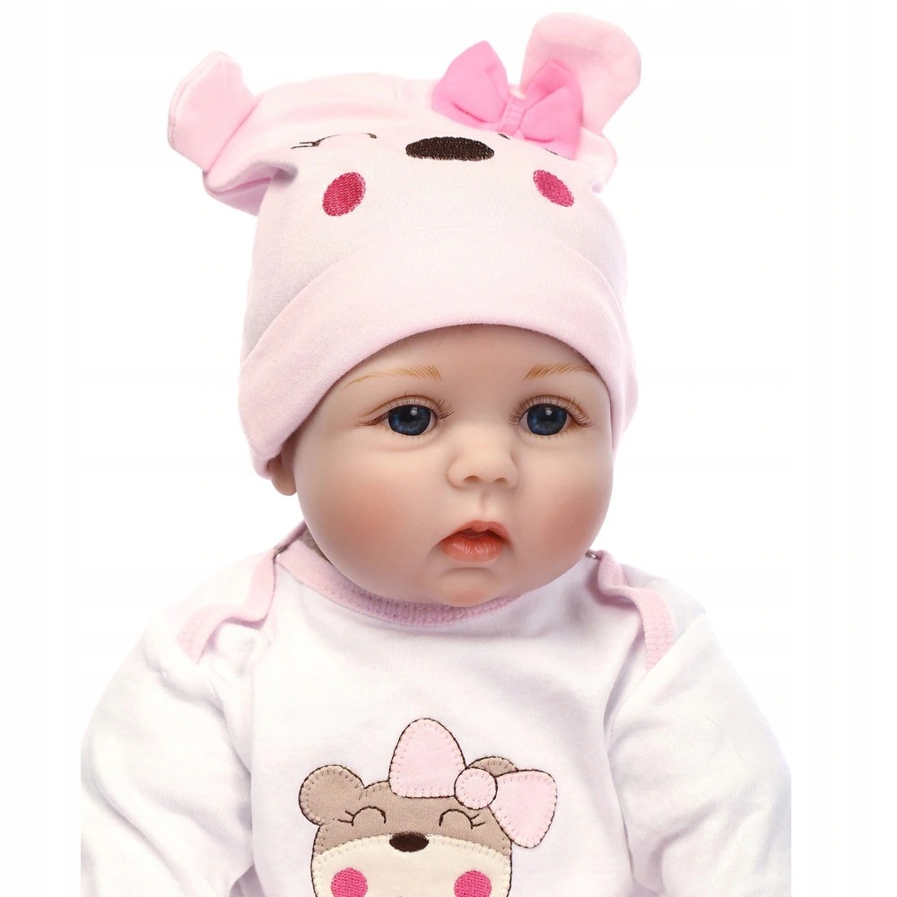 REALISTYCZNA LALKA REBORN KEIUMI – 55 CM, RÓŻOWA, NIEMOWLĘ, JAK ŻYWE Kod producenta DGB504529