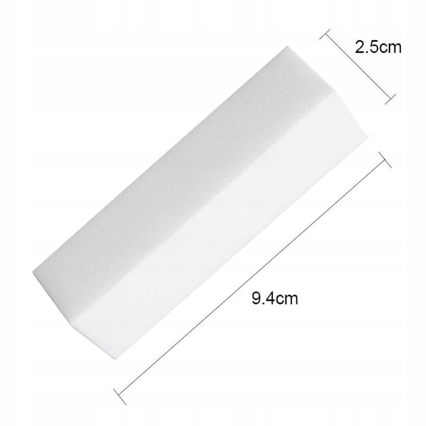 Blok pilnik ścierny bloczek polerski 100/100 BIAŁY Materiał papierowy