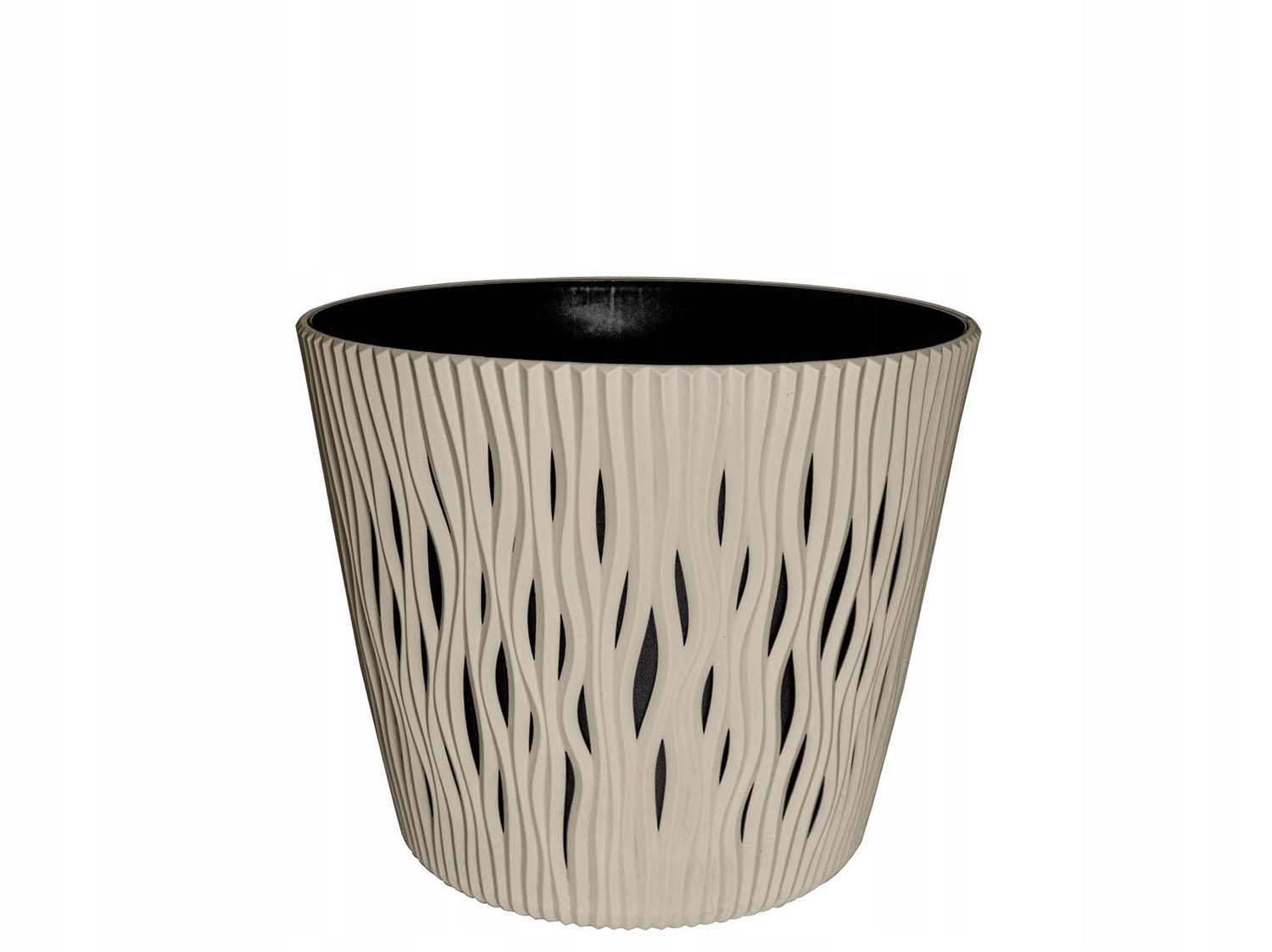 

Doniczka Sandy Round donica DSR130 Krem Wkład