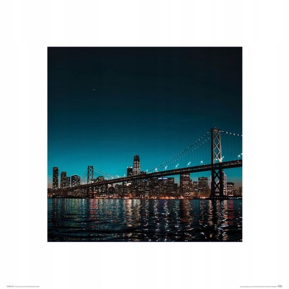 

San Francisco Oakland Bay - reprodukcja 60x80 cm