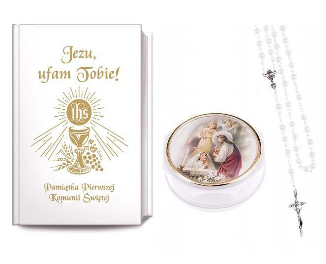 MODLITEWNIK KOMUNIJNY RÓŻANIEC KOMUNIA ETUI