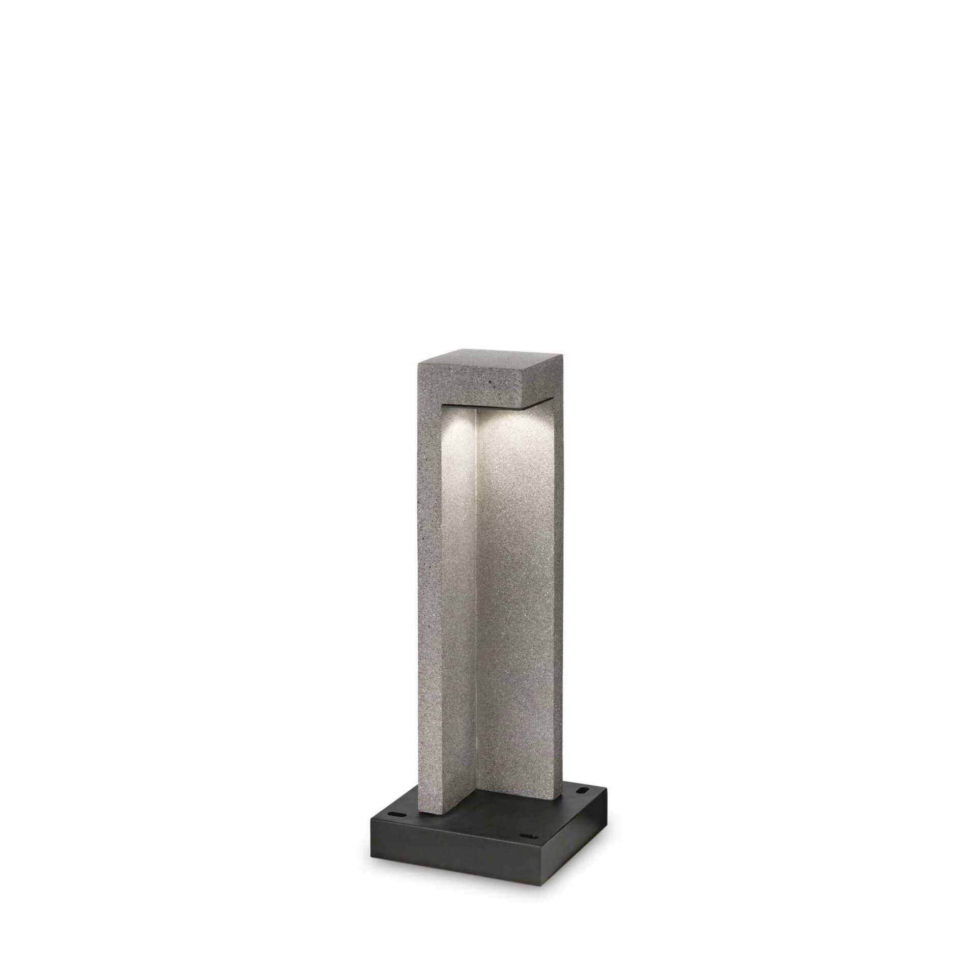 Ideal Lux Led Vonkajší stĺpik Titano PT1 small granito 157856 49cm IP55