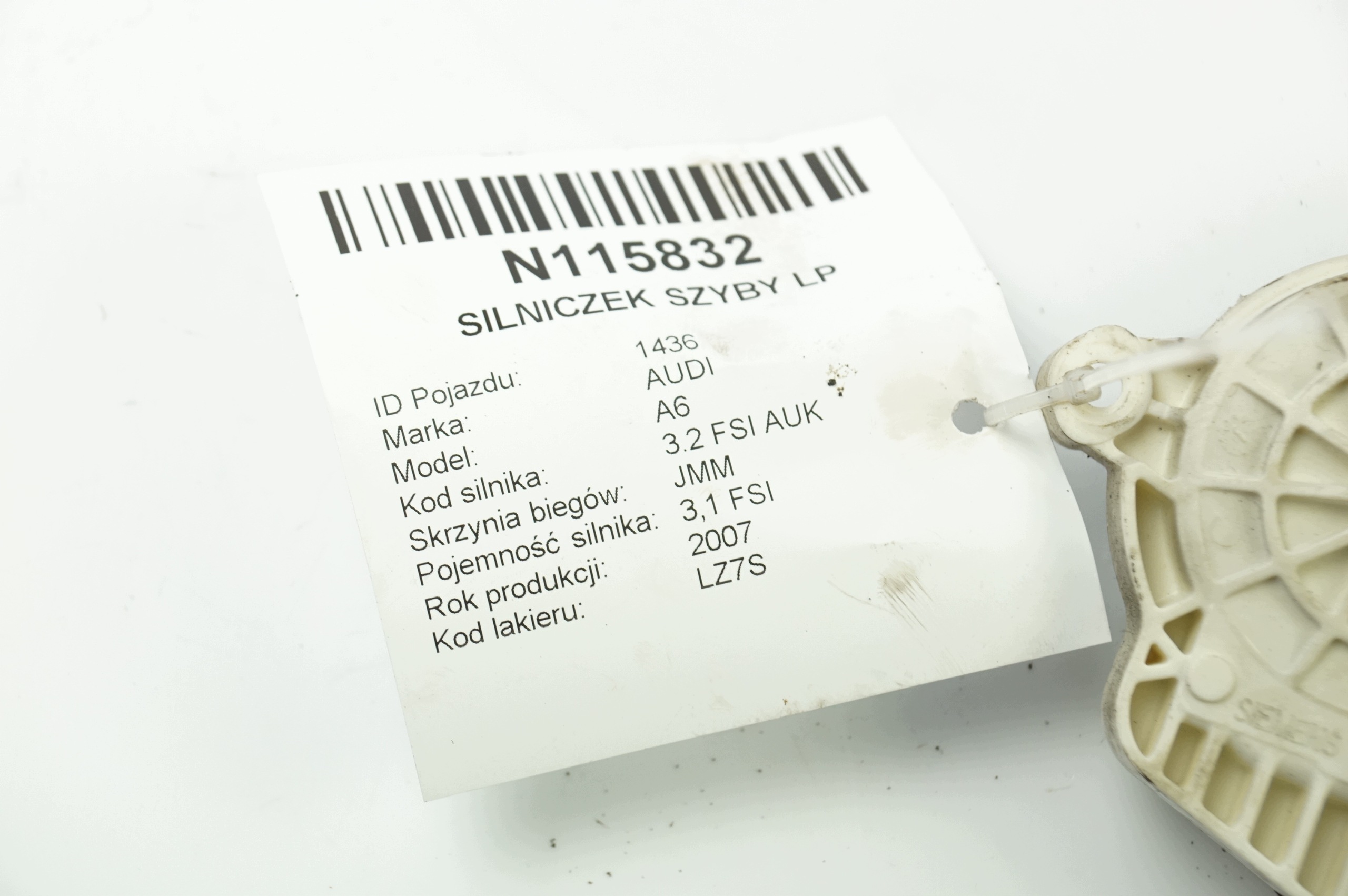 Micro moteur Vitres Gauche Avant 4F095980D AUDI A6 C6