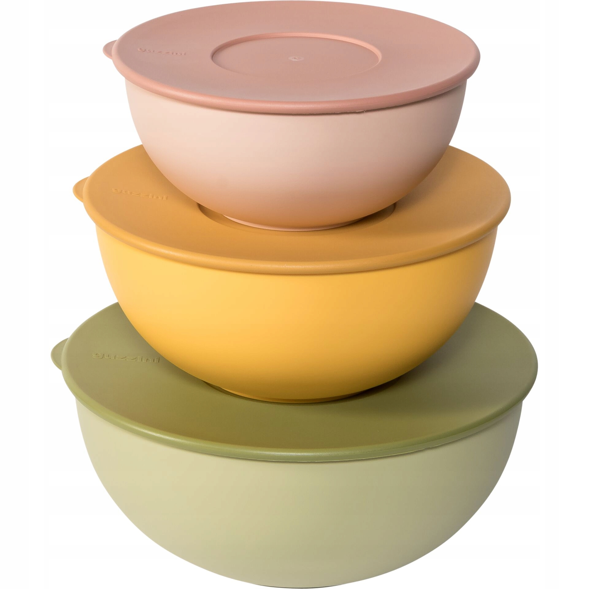 Guzzini Everywhere Bio sada 3 misek s víkem, různobarevné