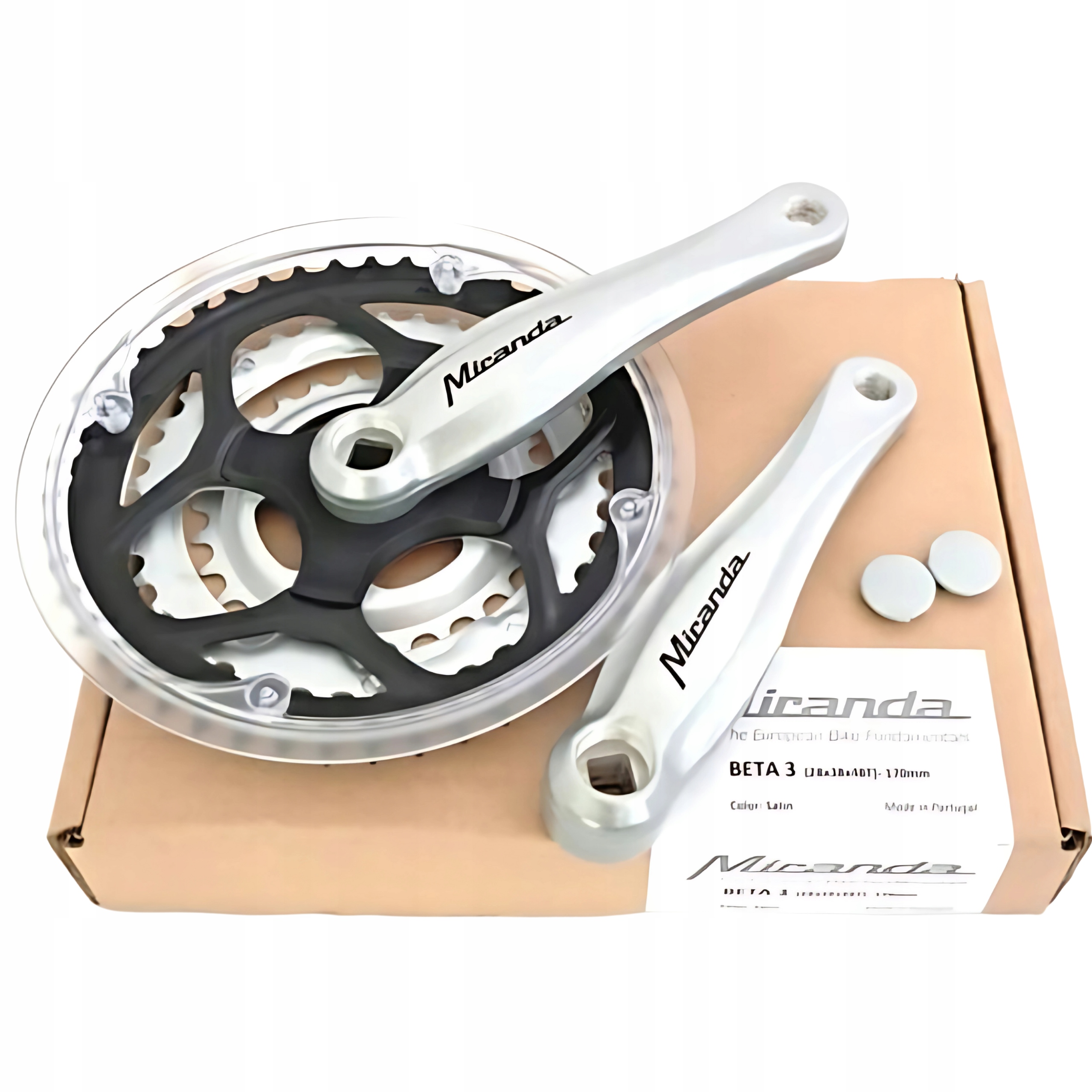 Korba rowerowa 3x8 170mm do Mtb trekkingowa 48/38/28 aluminiowa trzyrzędowa